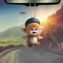 1-2pcs Acrylic Goldfish Car Pendant - Colorful 2D Design, Suitable For Vehicle Interior Decoration, Home Decor, Holiday Ornaments