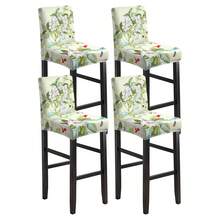 1/2/4/6pcs Stretch Printed Bar Stool Chair Cover, Home/Hotel Use - Multicolor - View 20