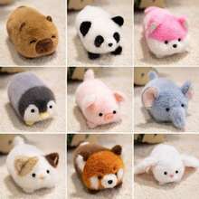 16cm Lindos juguetes de peluche mini - Panda, pingüino, perezoso, zorro, gato, conejo y patito de peluche suave | Mini coleccionables abrazables, adecuados para decoración de oficina, regalos de fiesta de cumpleaños, regalos de Pascua, decoración de cama (opciones de multicolor) - Multicolor - Ver 7