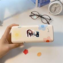 18 件摇滚风格时尚女孩/水彩蓝色复古女巫贴纸、DIY 工艺品、剪贴簿、相册、垃圾日记本、计划本、笔记本、笔记本电脑、复古文具、学校用品、返校