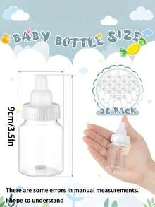 12 cái/10 cái/5 cái/2 cái-Bình sữa mini cho bé, Bình đựng kẹo cho tiệc mừng em bé, Bình có thể đổ đầy lại cho tiệc mừng em bé, Hộp đựng kẹo, Chai kẹo nhựa nhỏ, Đồ trang trí tiệc cho bé trai bé gái sơ sinh tự làm, Quà tặng tiệc mừng em bé, Quà tặng tiệc mừng em bé, Chai kẹo nhựa mini, Chai trong suốt cho tiệc mừng em bé, Hộp đựng kẹo ăn mini để trang trí tiệc mừng em bé - trắng - Xem 10