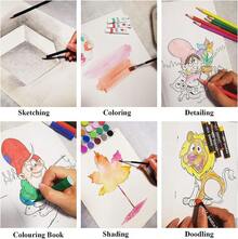Komita® Kit De Dibujo Plumones Set De Arte Profesional De Dibujo Colores Marcadores Lápices 145pcs Aplicable A Técnico Para Principiantes, Artistas, Niñas Y Niños - Azul - Ver 7