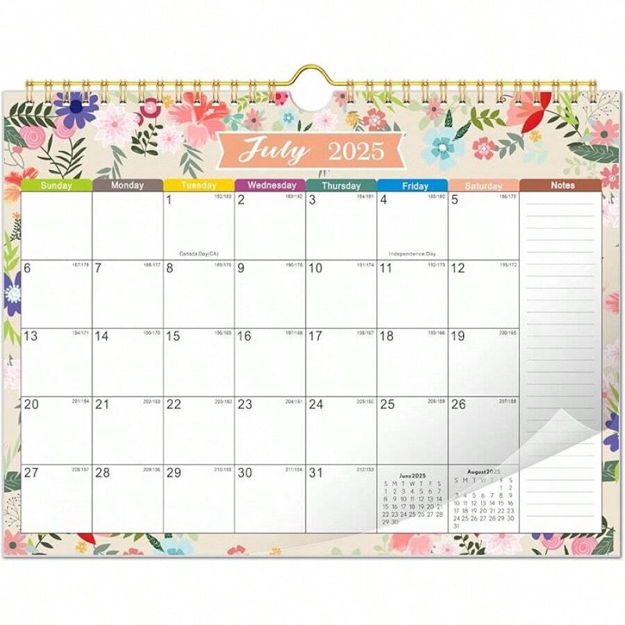 KOPEESY Calendar 2025-2026 - Wall Calendar 2025-2026 Cover 18 Months ...