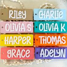 1PC Custom Acrylic Keychain, Many Colors To Choose From, Customizable Name, Personalized, Unique, Fashionable, Ideal Gift For Women, Ideal Gift For Men, Practical, Reusable, Lunch Box Tag, Backpack Tag, Anniversary Gift, Party Gift,Trinkets, For Her - Multicolor - View 12