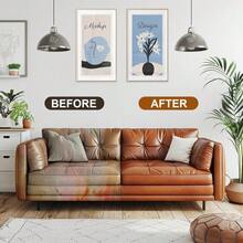 SHABEIBEI Leather Scratch Repair Balm-Leather Color Restorer For Couches Leather Scratch Remover For Carseat Boots Leather Couch Scratch Repair Couches (Medium Brown) - Medium Brown - View 2