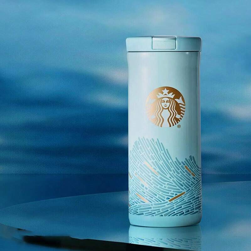 Starbucks 高顏值保溫杯355ml 優雅韻律/微藍韻律 不鏽鋼保冷保溫 防漏便攜 情人節禮物 畢業禮物