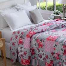 PRINTED DOUBLE BEDSPREAD (VARIOUS PRINTS) - Nhiều màu - Xem 9