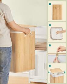 SONGMICS Laundry Baskets - Khaki - View 6