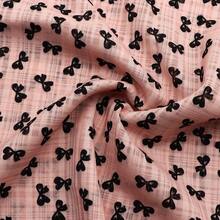 1pc Bowknot-Patterned Flocked Chiffon Tulle Fabric, Gauze Measures 150X50 Cm, Precut - Hand Wash Only | Perfect For DIY Bows, Party Capes & Photo Backdrops, Tulle Fabric 100% Polyester Fabric , Dance , Party Decorations, And Craft Projects. - Multicolor - View 8