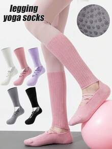 1/2/3/5 أزواج من الساخنة المتعددة الألوان للنساء ، ساخنة للرقص والبيلاتس والرياضة الداخلية ، مانعة للانزلاق