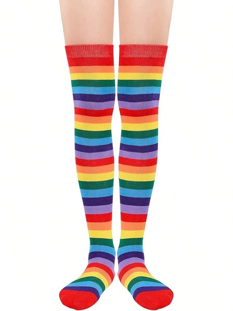 Calcetines de fútbol para niños y niñas - Rojo - Ver 1
