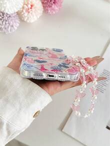 Ốp lưng điện thoại chống sốc họa tiết hoa lá họa tiết da báo TPU tối giản, phong cách, viền sọc xoắn, kèm vòng tay hạt thủ công, tương thích với iPhone 16/11/16pro/16plus/16promax/16e/15Promax/13/14/12/XS/XR/7G/8P, Galaxy 11/12Pro/12/12X/13Pro/14Pro/15Pro/, Redmi 10/9/Note9/12c/Note11pro/Note8Pro, chống nước, chống trầy xước, chống rơi - Nhiều màu - Xem 7