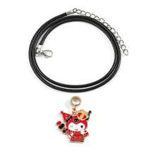 Sanrio Summer Fashion, Cute Sanrio Red And Black Kowomi Lady Bracelet Set (Bracelet, Earrings, Necklace), A Gift For Her