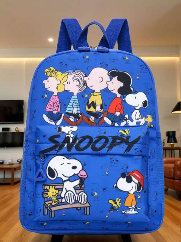 The Classic Stitch Pattern On 1pc Is Brightly Colored And Vivid, Catering To Fans' Preferences And Satisfying Their Love For Cartoon Elements, Adding Fun To School. The Backpack Form Meets The Daily Travel And Carrying Needs Of The Public, And The Shoulder Design Is Suitable For The Body Shape Of The Public, Making It Convenient And Practical.