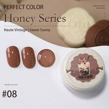 PERFECT COLOR 15色 5克/瓶 蜂蜜系列凝胶指甲油，可爱闪亮凝胶指甲油，适合返校季、夏季美甲、全息美甲沙龙和DIY居家美甲。 - 彩色 - 查看 11