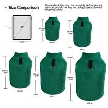 Cozy Plush Dog Sweater Coat For Small & X-Small Breeds - Adjustable Winter Spring Fall Apparel With Paw Print Design, Machine Washable, 4 Colors (Green/Blue/Purple/Pink), Small Dog Sweater, Pet Clothing, Pullover Style, Soft Fabric, Pet Fashion, Fashionconscious Pets