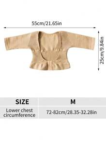 1 件女士按扣压缩袖套，透气尼龙面料，四季瑜伽和运动支撑，日常使用护臂 - 彩色 - 查看 5