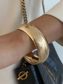 1/3 chiếc/Bộ vòng tay nhựa rộng bất đối xứng hình học Bohemian, sang trọng, giản dị, dành cho nữ, cặp đôi, ngày lễ, tiệc cưới, trang sức hạt kim loại đa năng, quà tặng (Nhựa có một chút tì vết và thay đổi màu sắc là bình thường) - vòng đeo tay - Xem 6