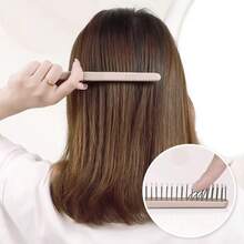 1pc/6pcs Foldable Hair Comb, Portable Travel Folding Brush - Small Foldable Comb, Convenient To Put In Wallet, Bag - Dual-Head Pocket Size Folding Comb Set, Suitable For Women, Girls, Men And Women - Travel Essential - Pink - View 9