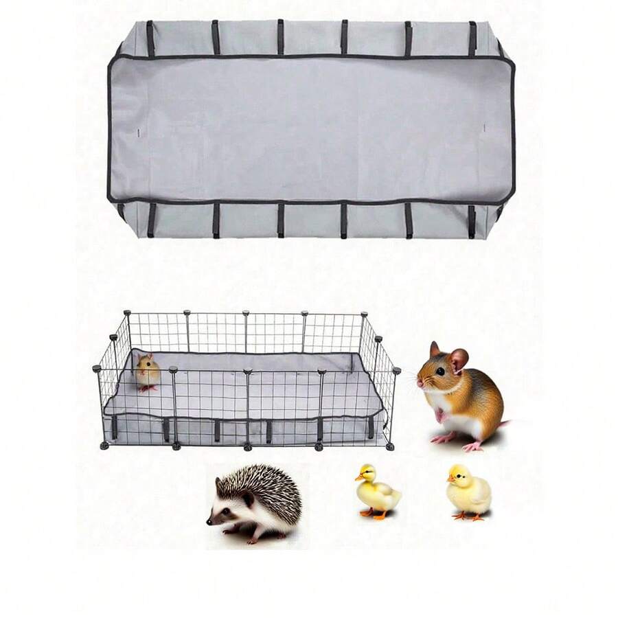 Nylon Small Pet Pad, Removable And Durable, Suitable For Rabbits, Cats, Guinea Pigs, Chicks, Ducks, Hamsters (Pad Only) - Multicolor - View 1