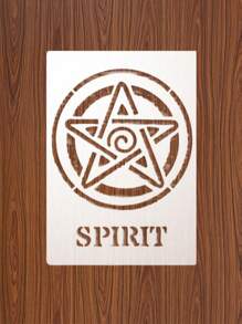 5pcs Celtic Elements Template Set - Air, Water, Earth, Fire, Soul | Reusable A5 Size, Suitable For Wood, Canvas, Fabric, Etc. | DIY Crafts, Art Projects, Home Decoration Templates, School Supplies,Back To School