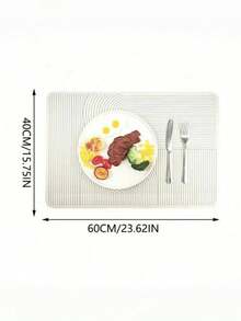 40*60/30*50 Striped Dish Drying Mat Set, Non-Slip Kitchen Countertop Mat Set, Absorbent Quick-Dry Placemat Set, Suitable For Sink And Countertop, Also Suitable For Dish Rack - Oval Wood - View 16