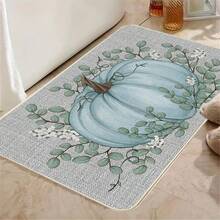 秋季主题浴室地垫，感恩节造型防滑浴室地毯，高吸水性可水洗室内装饰地毯，适用于浴室或卧室，浴室厨房装饰厨房地毯 - 彩色 - 查看 6