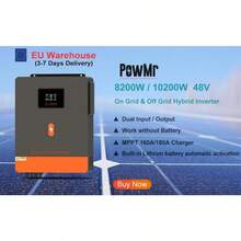 PowMr 6.2KW 4.2KW Hybrid Solar Inverter On Grid Pure Sine Wave Inverter 24V 48V 230V Dual Output With MPPT 120A Solar Charger - 4.2千瓦 24伏 - 查看 8
