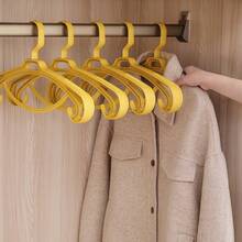 17PC Non-Slip Wide Shoulder Coat Rack, Multifunctional Anti-Wrinkle Trouser Rack, Wet And Dry Universal Drying Rack, Suit Storage Hanger, Coat Storage Hanger, Suitable For Dormitory, Bedroom, Closet, Balcony, Bathroom, Storage Supplies, Drying Supplies, Room Decorations, Closet Display Racks - Multicolor - View 4