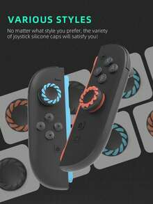 DATA FROG 适用于 Switch Joy Con 2 配件适用于 Switch 2 控制器摇杆盖操纵杆适用于 SteamDeck Thumbskin - 款式 - 查看 6
