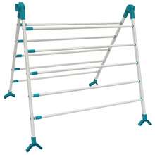 Gr8 Home Telescopic Over Bath Clothes Airer Extendable Dryer Folding Horse Drying Rack - one-size - View 1