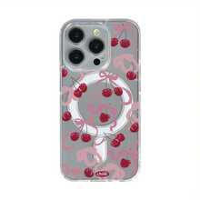 Funda magnética transparente de acrílico para phone 16/15/14/13/12/11 Pro Plus con diseño de corazón rosa. Compatible con phone 16, 15, 14, 13, 12 y 11 Pro. Resistente a golpes. Diseño clásico y transparente. Ideal para hombres y mujeres. - Blanco - Ver 7