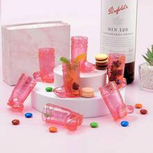 Set di 30 Articoli da festa a tema cowboy, include 10 paia di stivali da cowboy, 10 sacchetti regalo e 10 biglietti di ringraziamento, accessori per feste a tema cowgirl/western, ideale per addio al nubilato, feste di compleanno