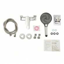 YUNRUX Bathtub Faucet Chrome Waterfall Mixer Tap Bath Faucet With Hand Shower - Silver - View 10