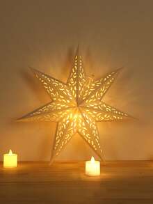 1 Stück Weihnachts-Papierlaterne Lichtabdeckung (ohne Licht), 35/45/70cm ausgehöhlter Hängeleuchter für Geburtstag, Neujahr 2026, Weihnachtsbaum Ornamente, Weihnachtsdekoration für Zuhause, Heimdekoration, Tischdekoration, Weihnachtsparty Zubehör, Weihnachtsparty Geschenke, Feiertagsparty Favors, Fröhliche Weihnachten, Weihnachtsdekoration, Weihnachtsdekoration 2025