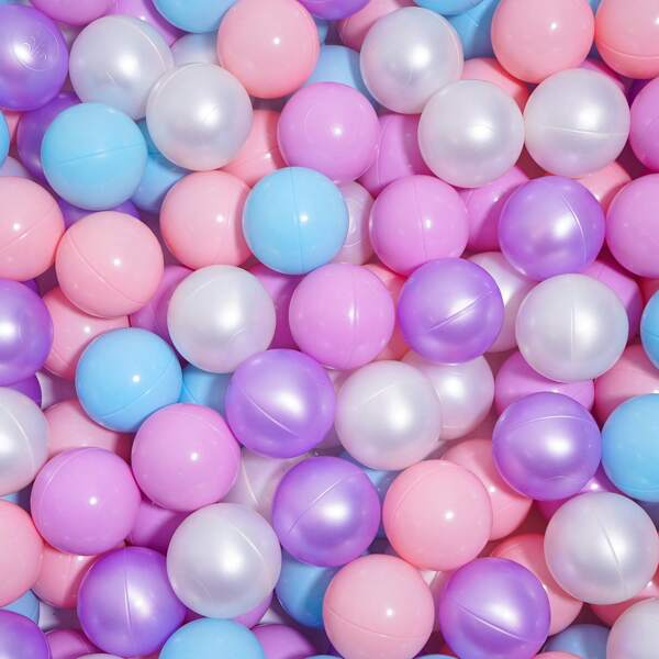 2.15 Inch Crush-Proof Ball Pit Balls, Colorful Plastic Toy Balls For Toddlers, Perfect For Indoor Play Tents And Outdoor Pools, Ideal For Kids And Infants Pearlescent Color