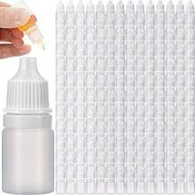 200 Pcs Dropper Bottles Epty Eye Dropper Bottle Sall Liquid Plastic Container Portable Squeezable Eye Liquid Dropper With Caps And Plug For Oil Eye Liquid Storage 5 L - 無色 - 查看 1