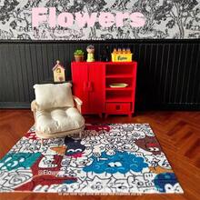 Thảm mini, Thảm trang trí phòng khách nhà búp bê, Mô hình thảm, Thảm trang trí nhà búp bê phong cách retro Dopamine, Phụ kiện chụp ảnh mô hình thu nhỏ tỷ lệ 1:12, Thảm trang trí mô hình thu nhỏ - Nhiều màu - Xem 8