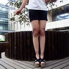Women Novelty Pantyhose Gothic Anime Jointed For Doll 3D Print Tig 150170cm - 如圖 - 查看 7