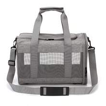 Travel Carrier For Dogs And Cats, Pet Cage - Small, Black, Portable, L 38 X D 25 X H 26 Cm, Application: Outdoor - 黑色 - 查看 4
