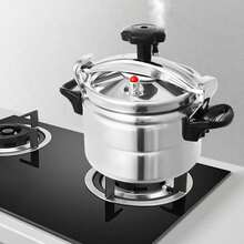 3.1 Quart Pressure Cooker, Compound Bottom Small Pressure Canner, Easy To Use Pressure Cooker Pot Suitable For Gas, Silver, Dinner For Thanksgiving, Halloween, Christmas, Family Gifts - Bạc - Xem 3