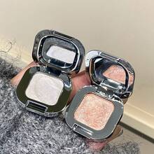 HERORANGE 立方体碎钻高光粉,棕色、蓝色、粉色低饱和度闪光,用于提亮肤色和修容,眼影高光两用化妆品,打造精准妆容,是情人节、生日、派对、角色扮演、万圣节、圣诞节的理想礼物 - 彩色 - 查看 6