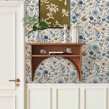 1 Cuộn Giấy Dán Tường Tự Dính Cổ Điển, Họa Tiết Hoa Thanh Lịch, Giấy Dán Tường Có Kết Cấu, Giấy Dán Tường PET Liền Mạch Có Thể Tháo Rời, Phim Bảo Vệ Tường Chống Thấm Nước, Thiết Kế Dễ Bóc Ra, Lý Tưởng Để Trang Trí Phòng Khách, Nhà Bếp, Phòng Ngủ, Phòng Ăn Và Cải Tạo Nội Thất - Nhiều màu - Xem 4