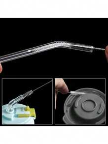 Cup Straw Cleaning Brush, Reusable Straw Cleaner Fits 40/30/20 Oz Tumblers, 10mm Diameter Pipe Cleaner Suitable For Water Bottles And Straws