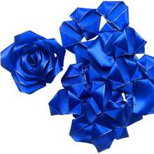 100Pcs Shimmery Gold Trimmed Ribbon Flower Petals - Premium DIY Floral Craft Supplies -Gold Edge Handcrafted Satin Ribbon Silk Petal Kits Half-Finished Pieces Ideal For DIY Crafting Eternal Rose Forever Flowers Bouquets Everlasting Floral And Ramos Floral Arangements,Glittler And Shimmery With Golden Edge,For Valentine's Day, Mother's Day ,Father's Day Anniversay,Wedding,Birthday ,Party,Engagement,Graduations - Gold Edge Petals - View 17