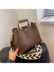 Women Shoulder Bags - 棕色 - 查看 4