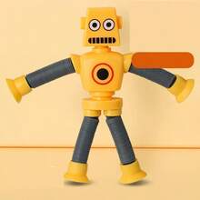 变形机器人伸缩吸盘儿童益智拉伸卡通吸盘亲子互动创意减压互动创意玩具 - 彩色 - 查看 23