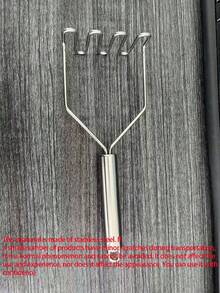 1pc Stainless Steel Potato Masher, Potato Ricer, Potato Masher And Ricer Tool, Vegetable Fruit Manual Masher And Ricer Tool With Ergonomic Handle, Suitable For Potato, Banana, Avocado And Pumpkin Puree - Easy Clean And Dishwasher Friendly, Cooking Assistant Tool, Sleek Metal Exterior, Durable Kitchenware, Kitchen Essential Gadget | Modern Kitchen Tool | Durable Kitchen Supplies (Random Color) - Multicolor - View 17