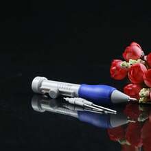 Juego de 7 piezas de accesorios de costura y bordado DIY: pluma de bordado mágica, lápiz intercambiable, punzón, dedal, aguja de bordado - Multicolor - Ver 8