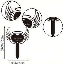 Forma de corazón, 1 pieza Regalos de condolencia por la pérdida de perros y gatos, Marcador de tumba conmemorativo de acrílico para cementerio, regalo conmemorativo por la pérdida de una mascota, decoraciones impermeables para tumbas en el cementerio, decoración para jardín y patio con diseño de huella de pata y forma de corazón
